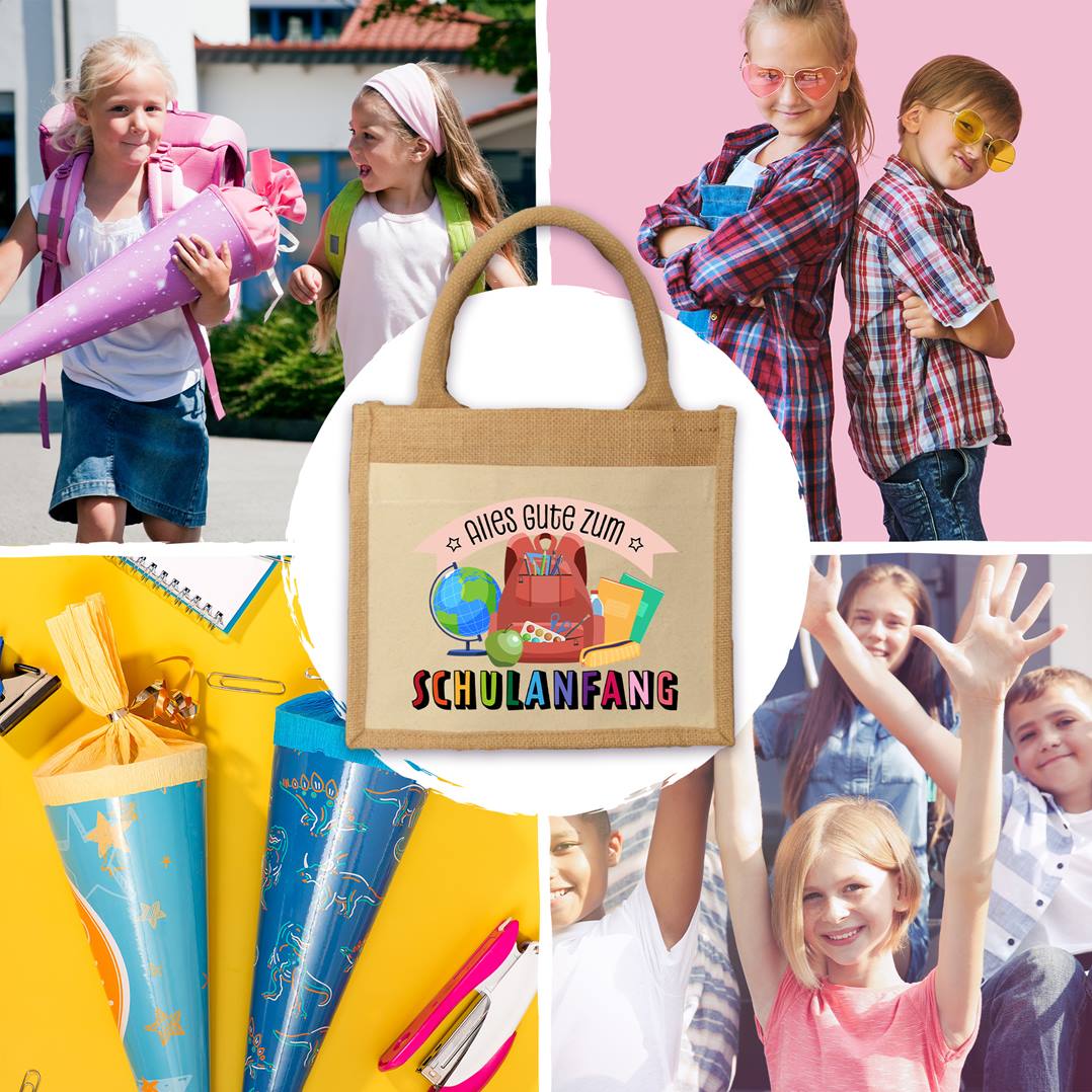 Jutetasche - Alles Gute zum Schulanfang