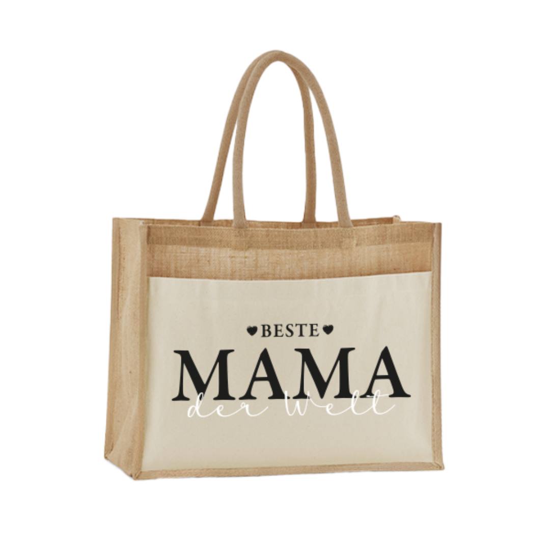 Jutetasche - Beste Mama der Welt