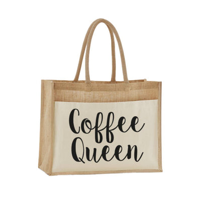Jutetasche - Coffee Queen