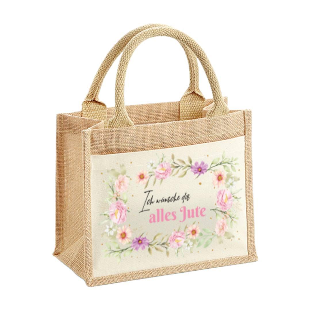 Giftota Jutetasche, Geschenk 60 Geburtstag Frau, Fa Produktbild-Vorschau 5