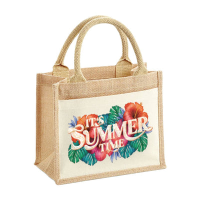 Jutetasche - It's summer time