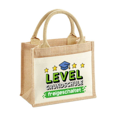 Jutetasche - Level Grundschule freigeschaltet