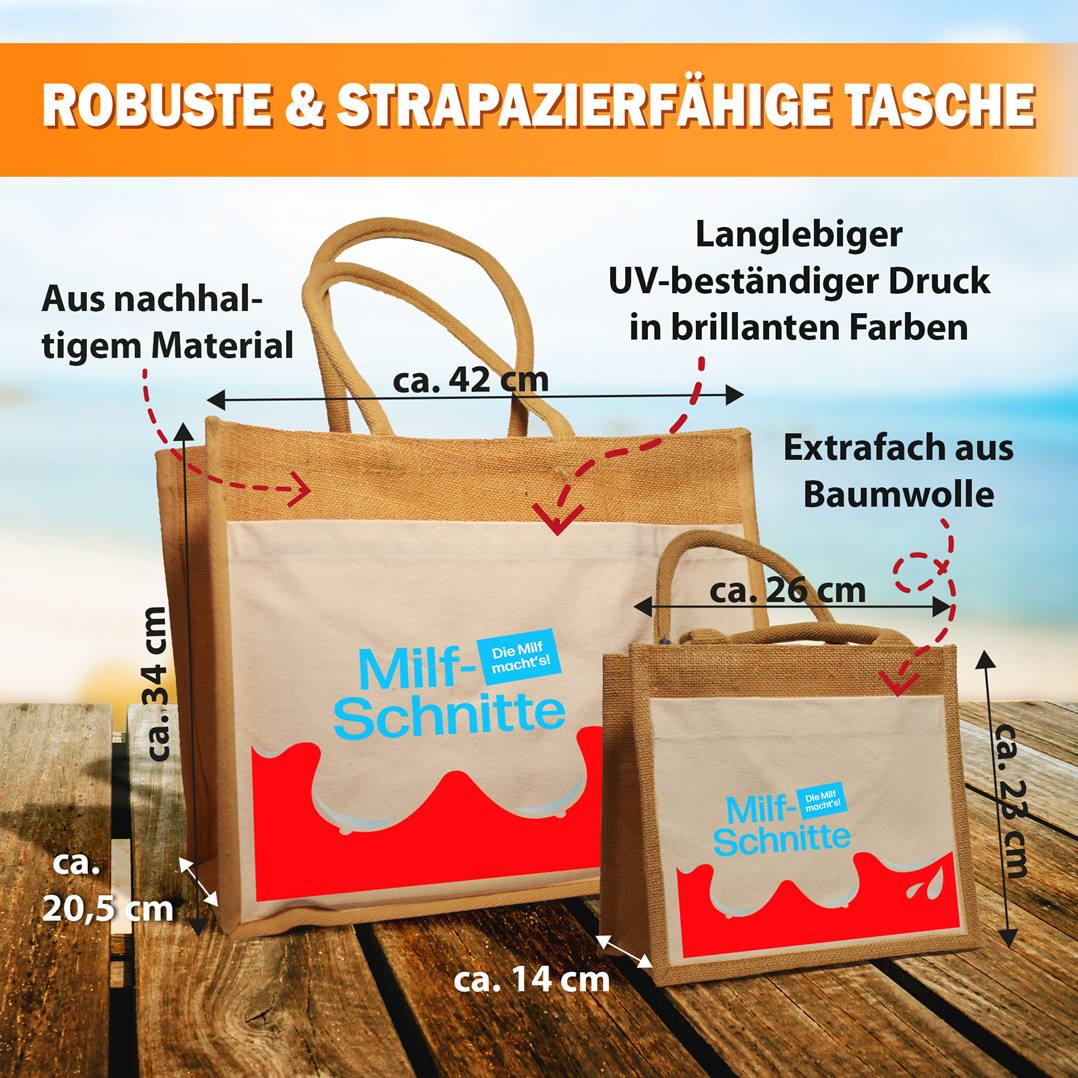 Jutetasche - Milfschnitte