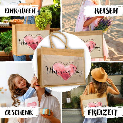Jutetasche - Mummy Bag