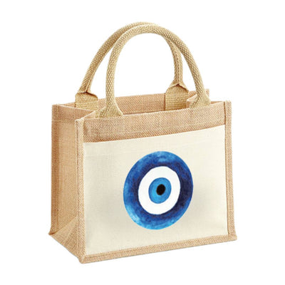 Jutetasche - Nazar Auge