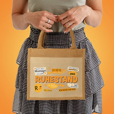 Jutetasche - Ruhestand - Rente