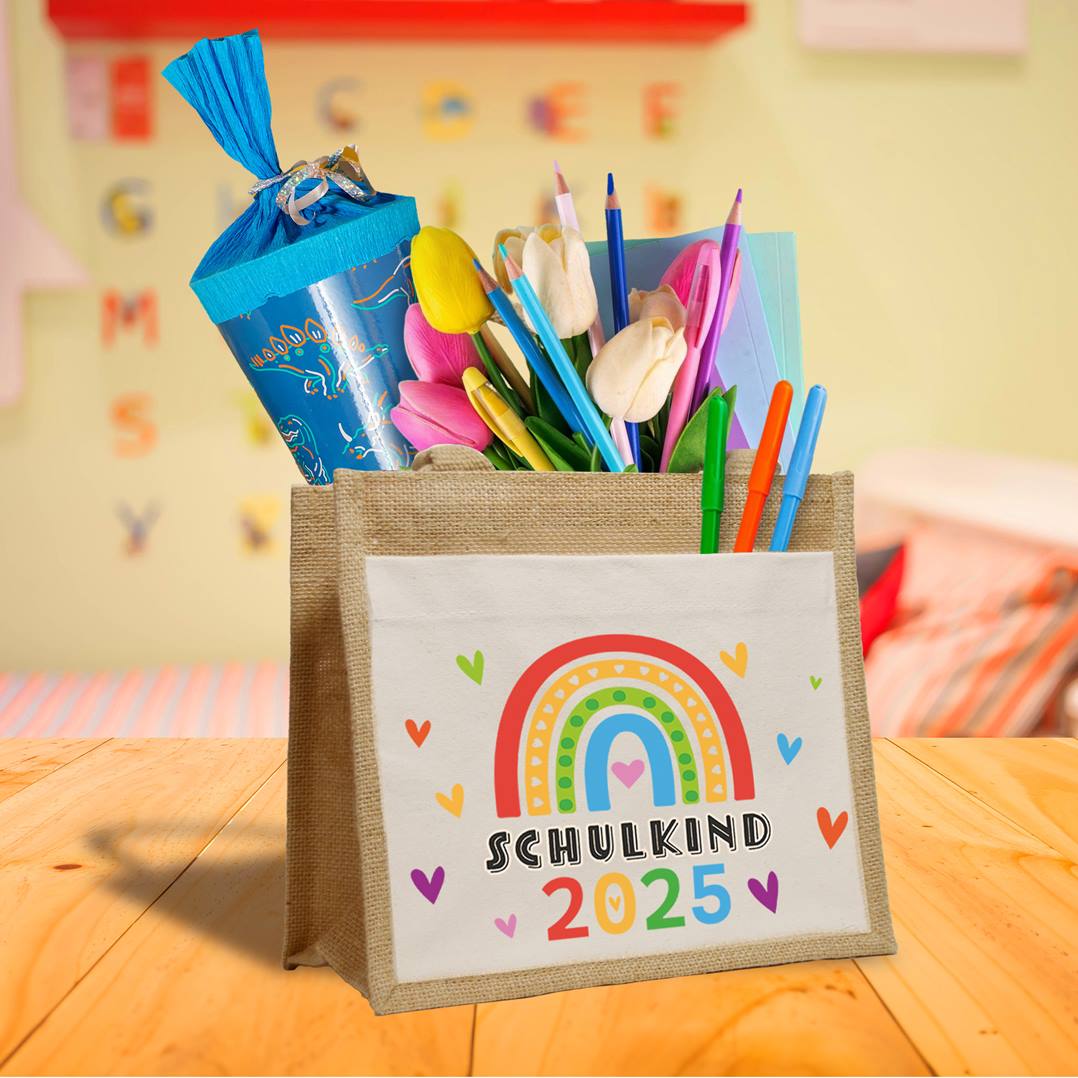 Jutetasche - Schulkind 2025