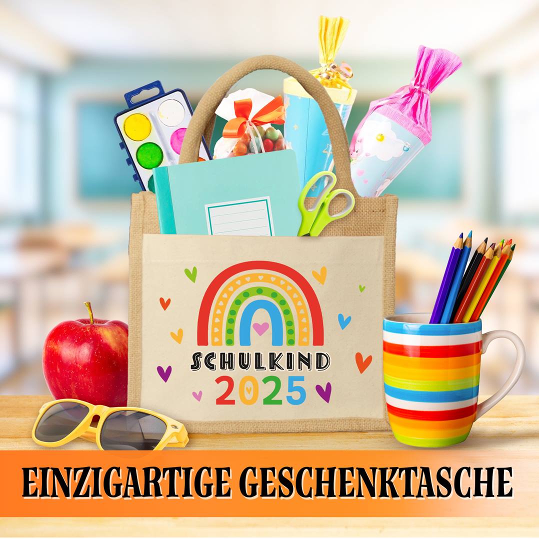Jutetasche - Schulkind 2025