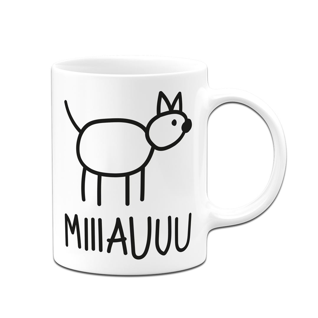 Katzen Tasse - Miiiauuu