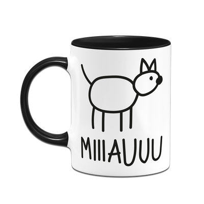 Katzen Tasse - Miiiauuu
