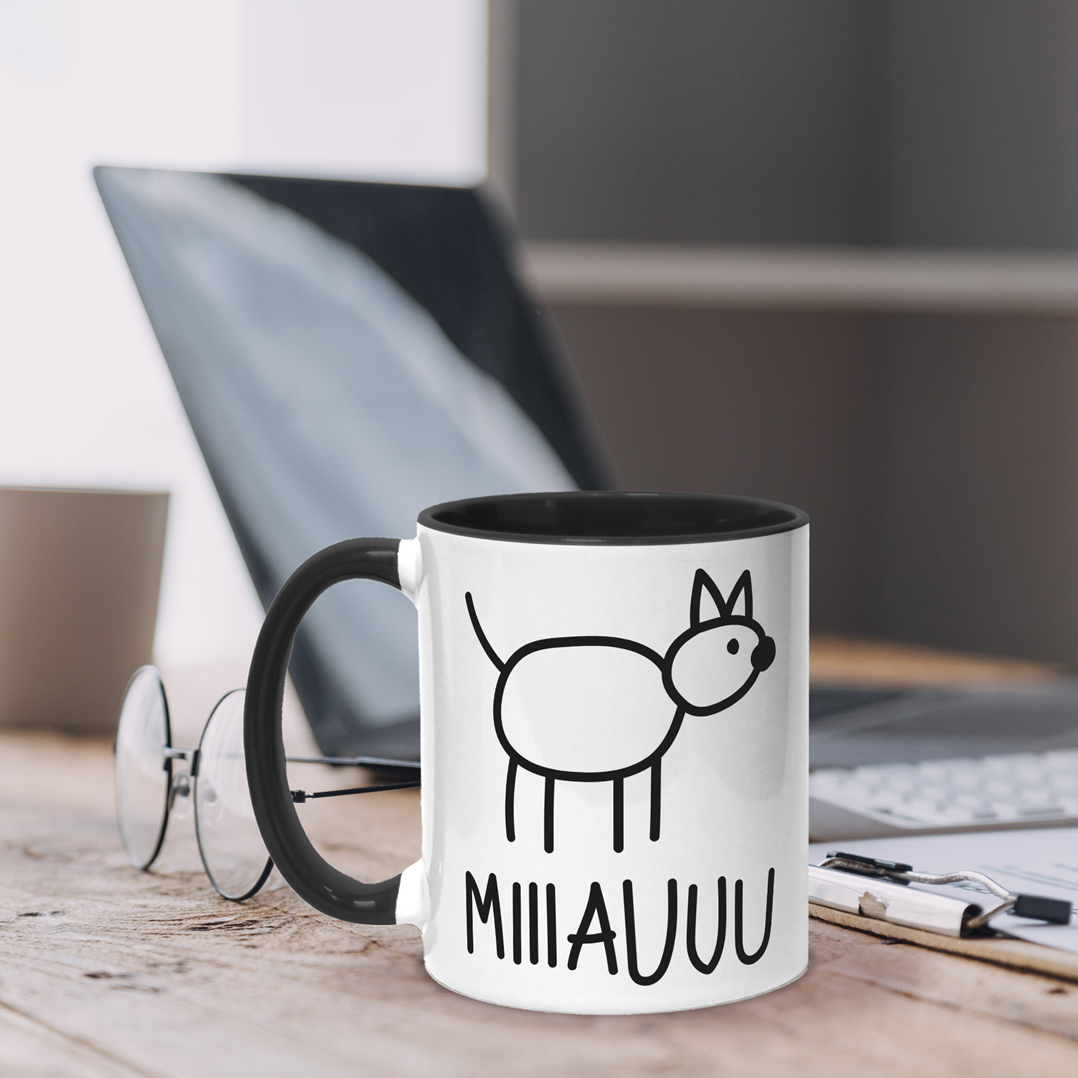 Katzen Tasse - Miiiauuu