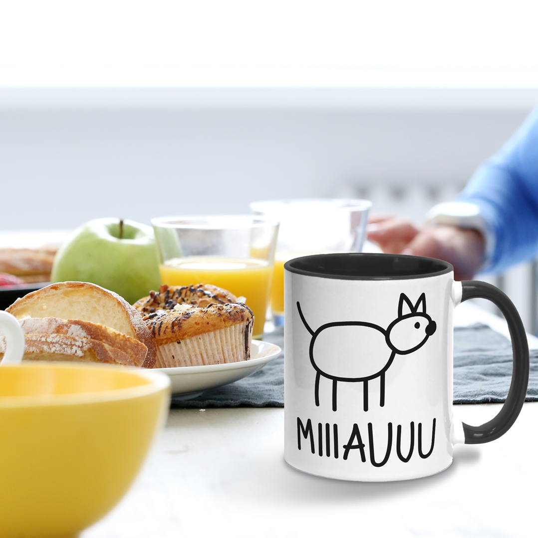 Katzen Tasse - Miiiauuu