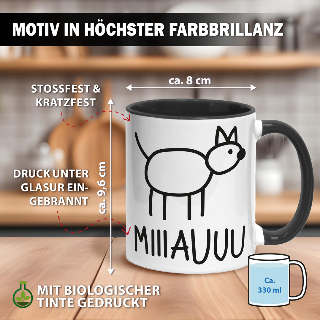 Katzen Tasse - Miiiauuu