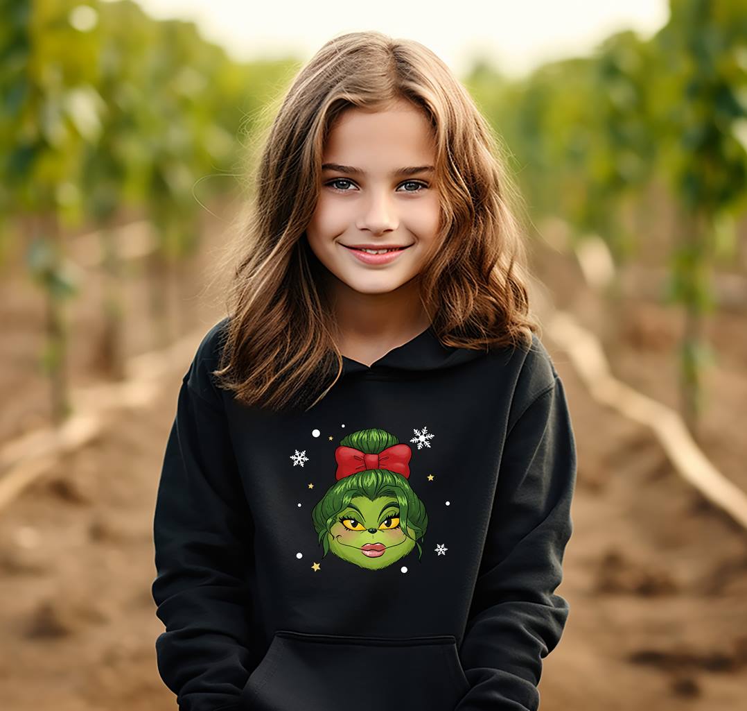 Hoodie Kinder - Miss Grinch