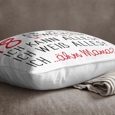 Bild: Kissen - 18 ab jetzt erwachsen! Geschenkidee