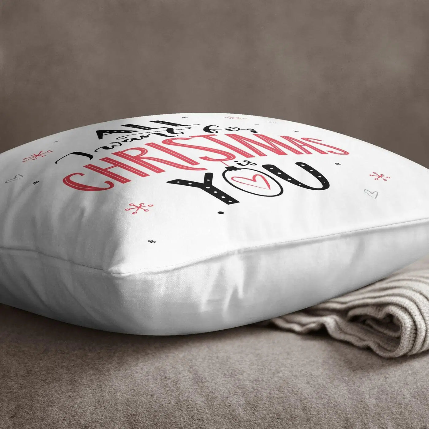 Bild: Kissen - All I want for Christmas is you Geschenkidee