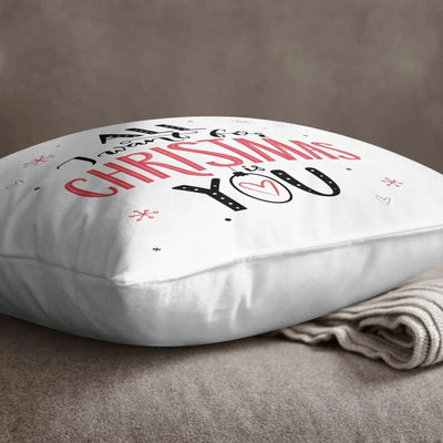 Bild: Kissen - All I want for Christmas is you Geschenkidee