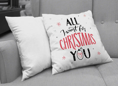 Bild: Kissen - All I want for Christmas is you Geschenkidee