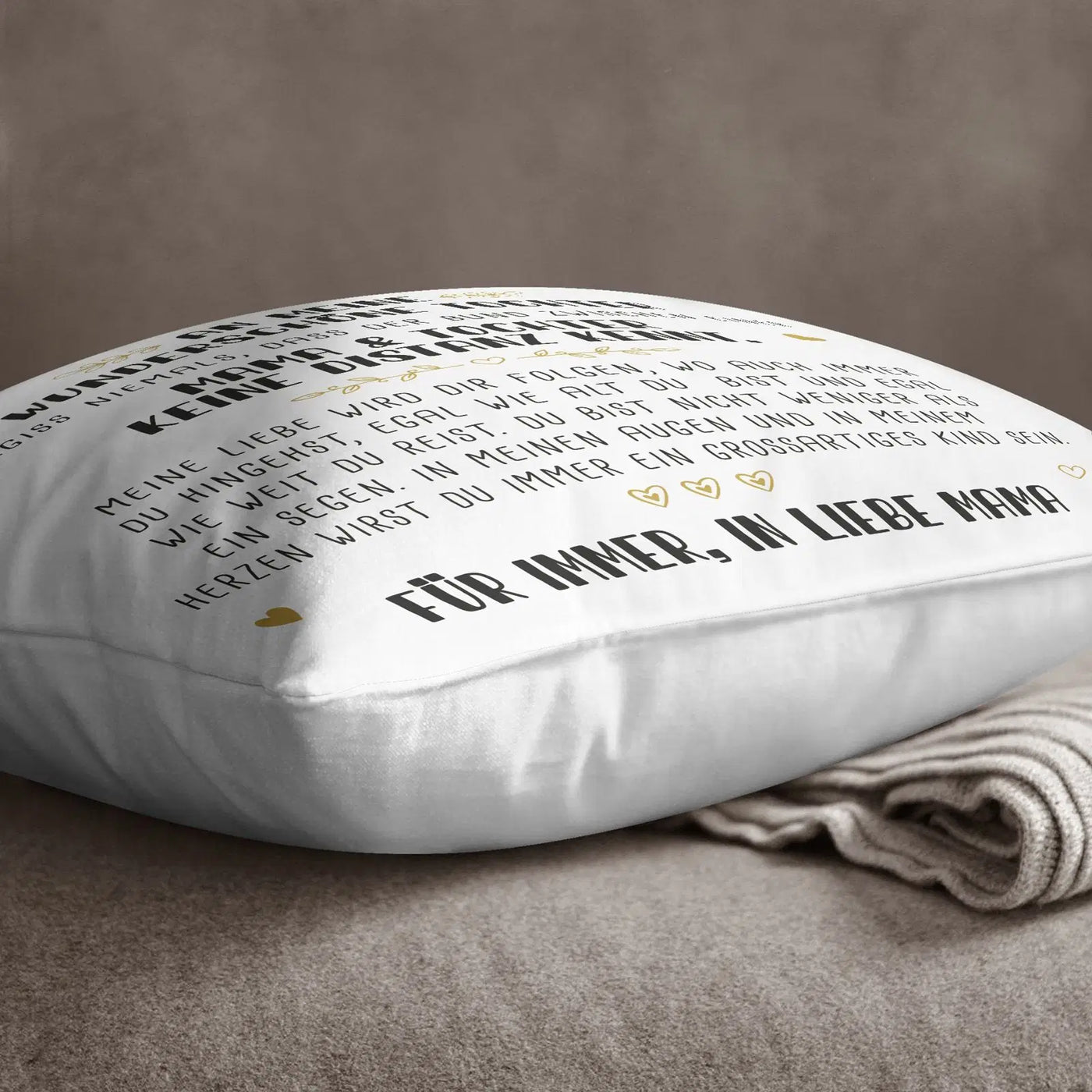 Bild: Kissen - An meine wunderschöne Tochter Geschenkidee