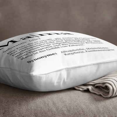 Bild: Kissen - Definition Mama Geschenkidee