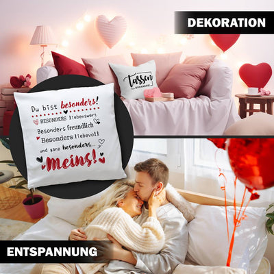Kissen - Du bist besonders liebenswert, freundlich, liebevoll... Meins!