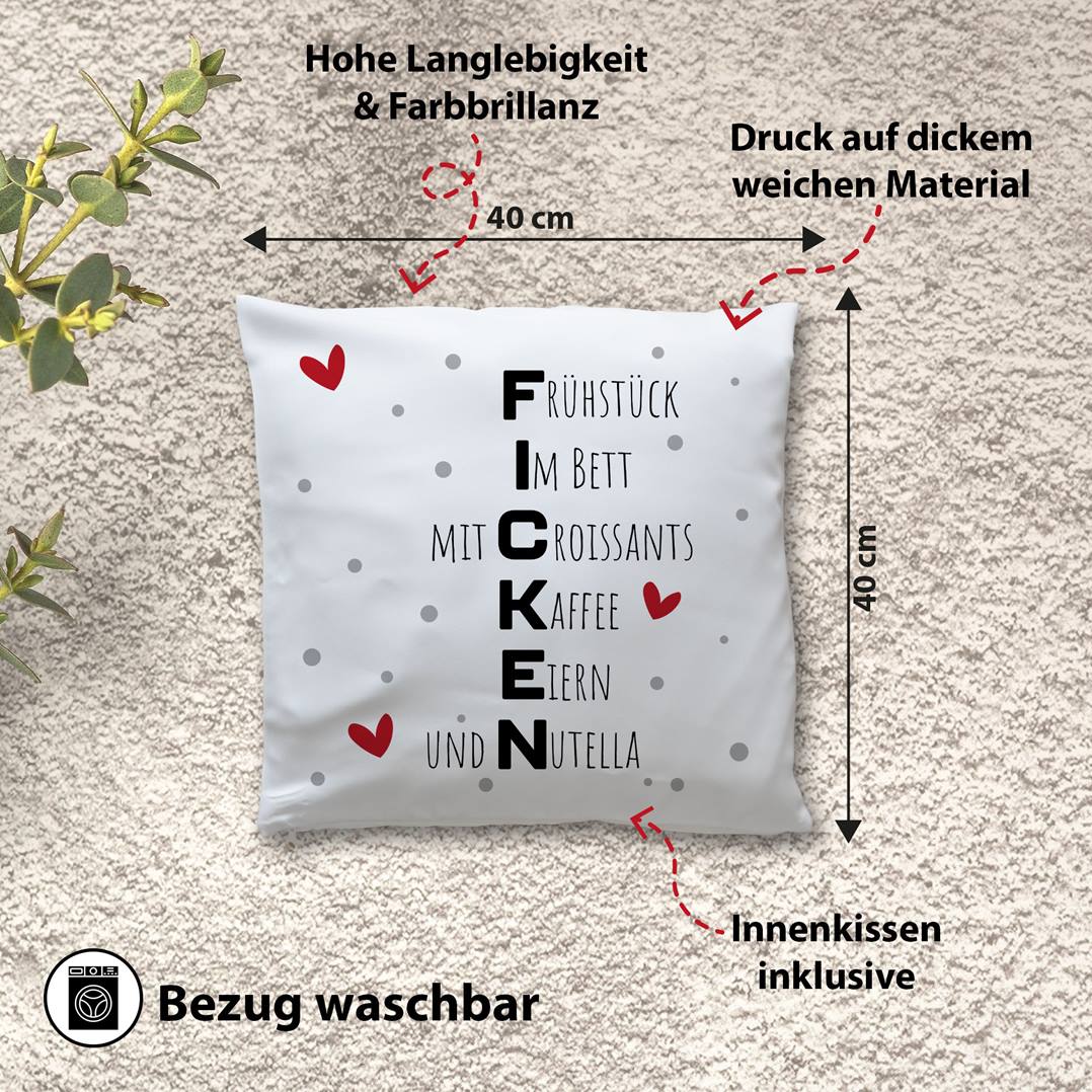 Kissen - Ficken (Akrostichon)