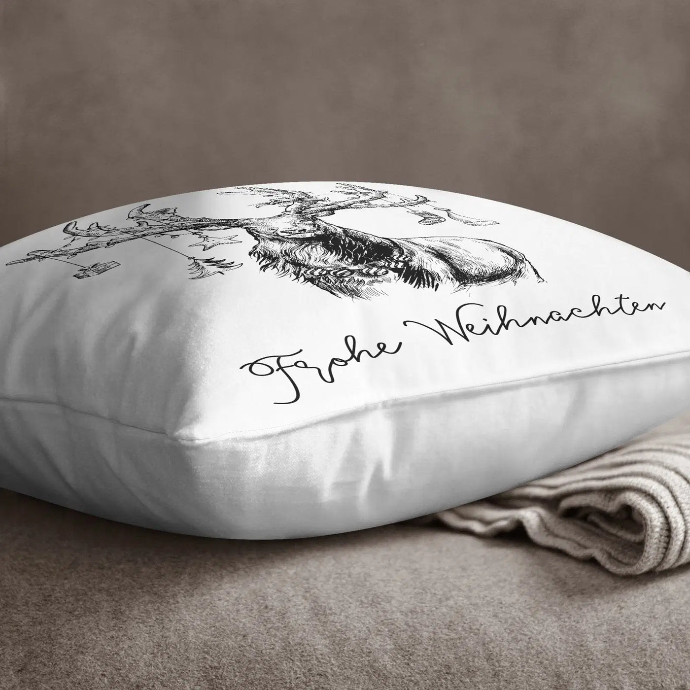 Bild: Kissen - Frohe Weihnachten Geschenkidee