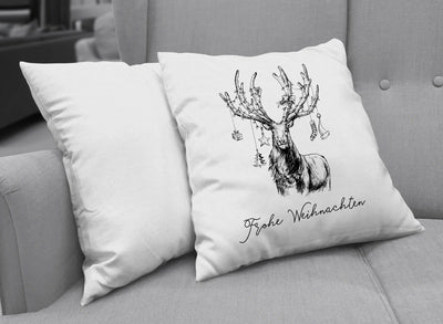 Bild: Kissen - Frohe Weihnachten Geschenkidee