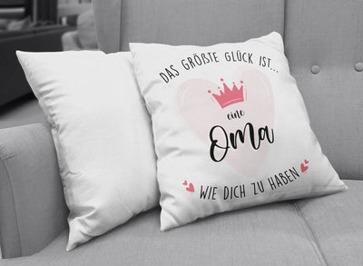 Bild: Kissen - Das größte Glück ist eine Oma wie Dich zu haben Geschenkidee