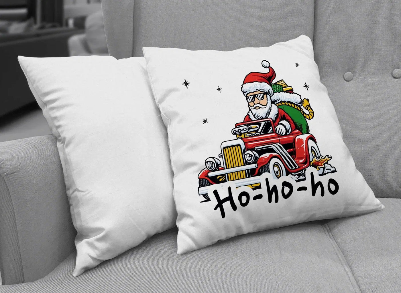 Bild: Kissen - Ho-ho-ho Geschenkidee