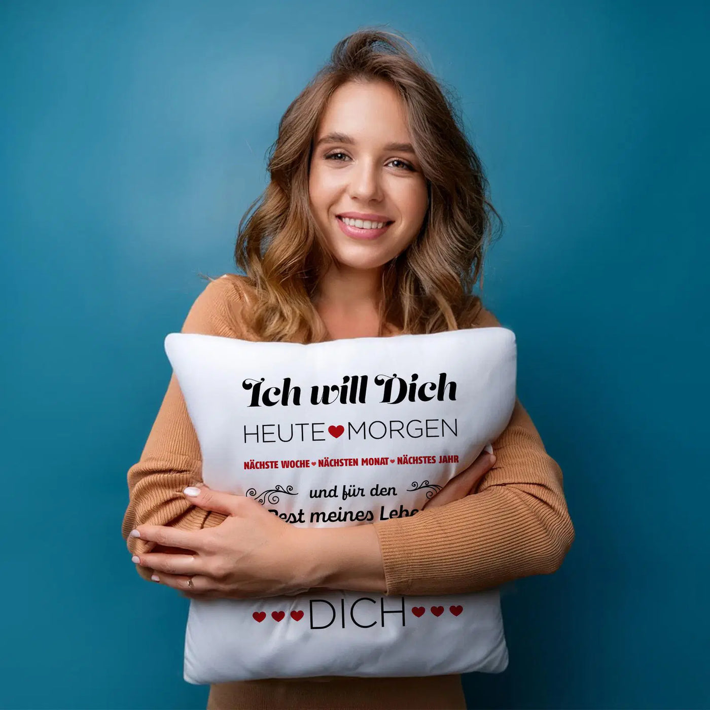 Kissen - Ich will Dich, Ich liebe Dich