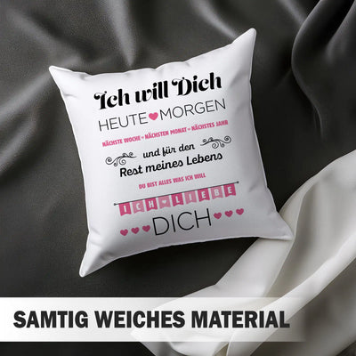 Kissen - Ich will Dich, Ich liebe Dich