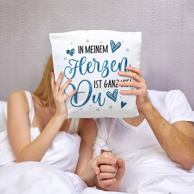 Kissen - In meinem Herzen ist ganz viel Du