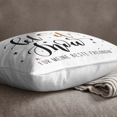 Bild: Kissen - Let it snow für meine beste Freundin Geschenkidee