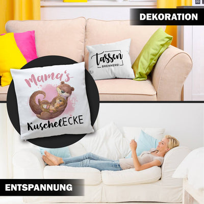 Kissen - Mama's Kuschelecke (Otter)