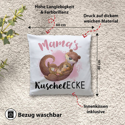 Kissen - Mama's Kuschelecke (Otter)