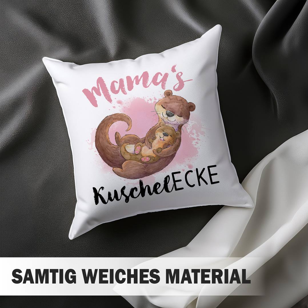 Kissen - Mama's Kuschelecke (Otter)