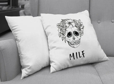 Bild: Kissen - Milf - Totenkopf Geschenkidee