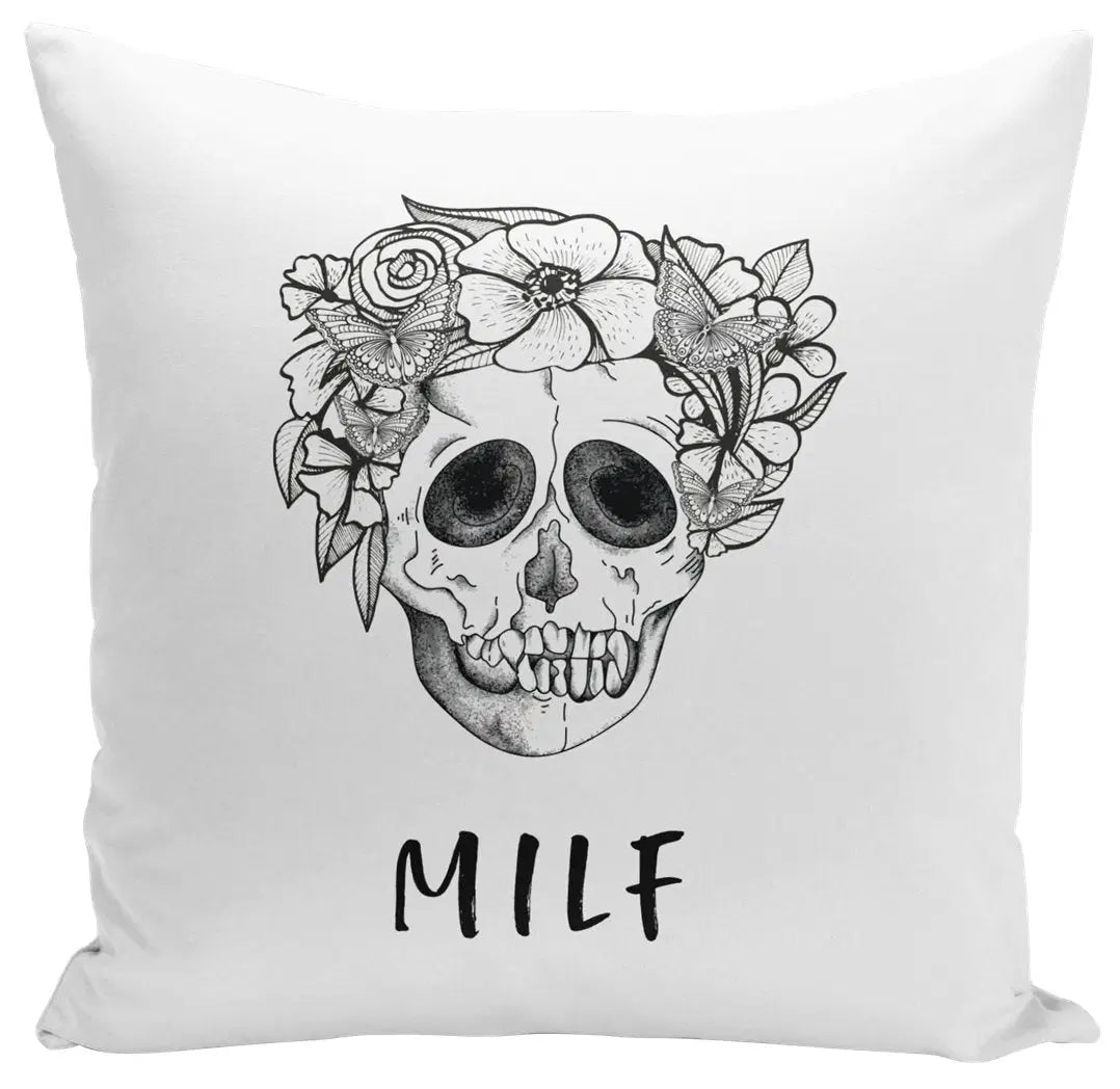 Bild: Kissen - Milf - Totenkopf Geschenkidee
