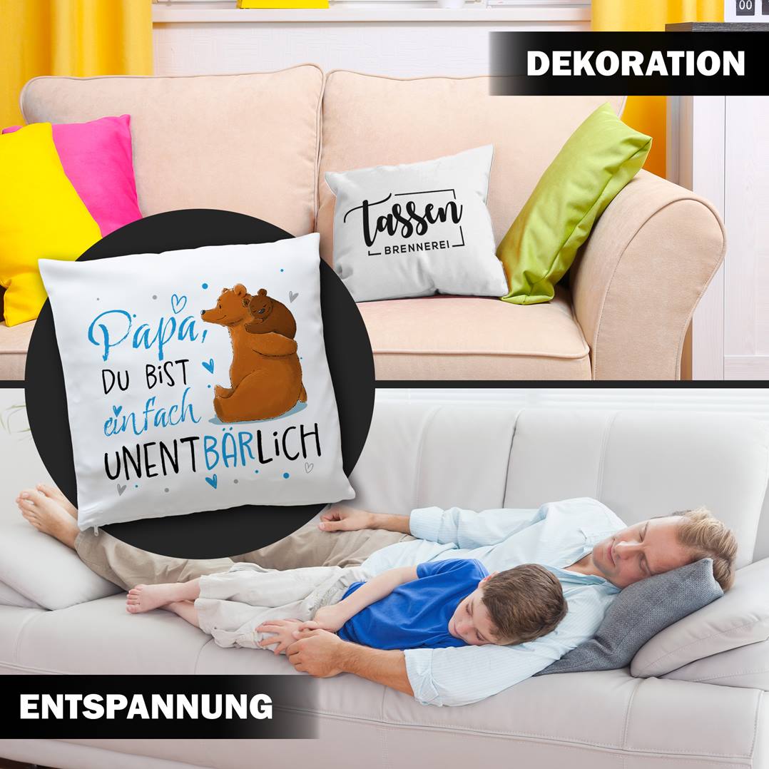 Kissen - Papa, Du bist einfach unentBÄRlich