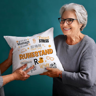 Kissen - Ruhestand - Rente