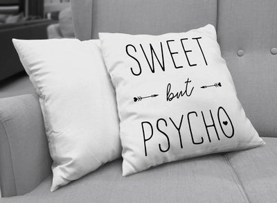 Bild: Kissen - Sweet but Psycho Geschenkidee
