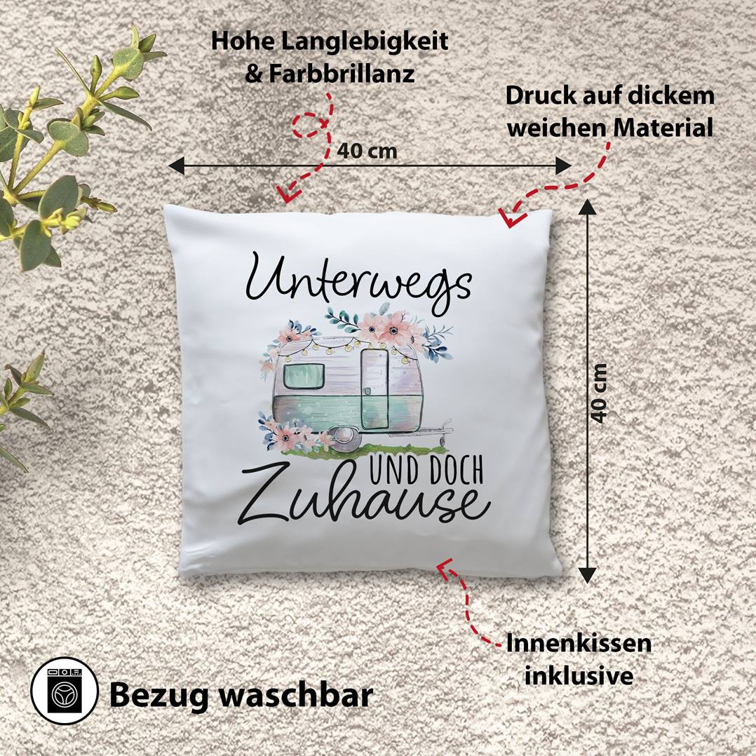Kissen - Unterwegs und doch Zuhause (Caravan)