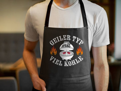 Kochschürze - Geiler Typ mit viel Kohle