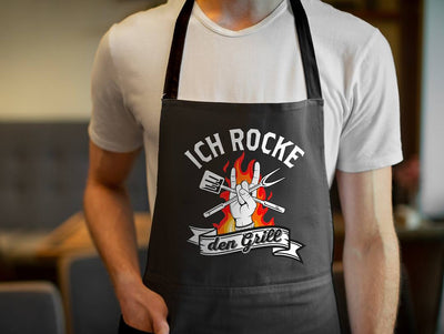 Kochschürze - Ich rocke den Grill