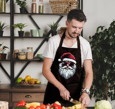 Bild: Kochschürze - Cooler Weihnachtsmann Geschenkidee