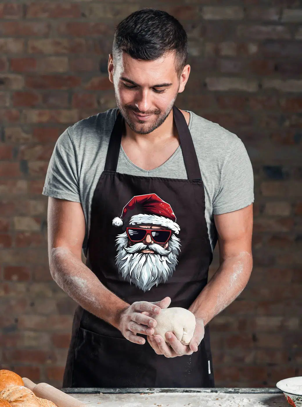 Bild: Kochschürze - Cooler Weihnachtsmann Geschenkidee