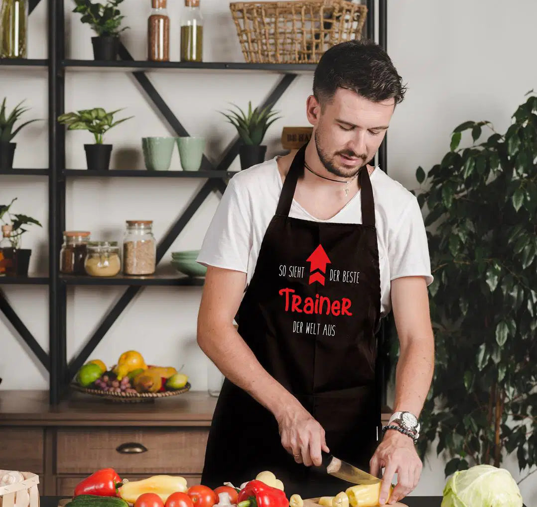 Kochschürze - So sieht der beste Trainer der Welt aus – Tassenbrennerei