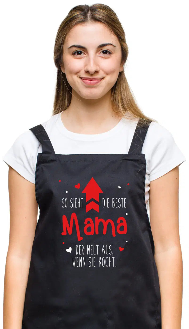 Bild: Kochschürze - So sieht die beste Mama der Welt aus, wenn sie kocht. Geschenkidee