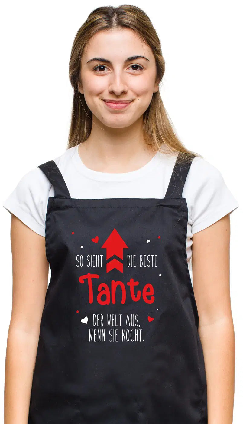 Bild: Kochschürze - So sieht die beste Tante der Welt aus, wenn sie kocht. Geschenkidee